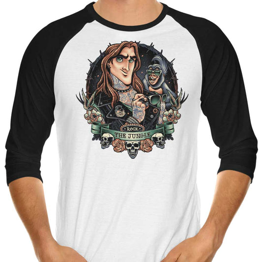 Save the Jungle - 3/4 Sleeve Raglan T-Shirt