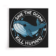 Save the Ocean - Canvas Print
