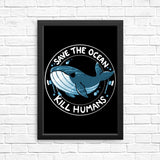 Save the Ocean - Posters & Prints