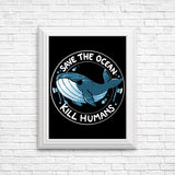 Save the Ocean - Posters & Prints