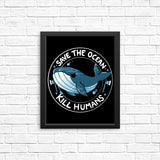 Save the Ocean - Posters & Prints