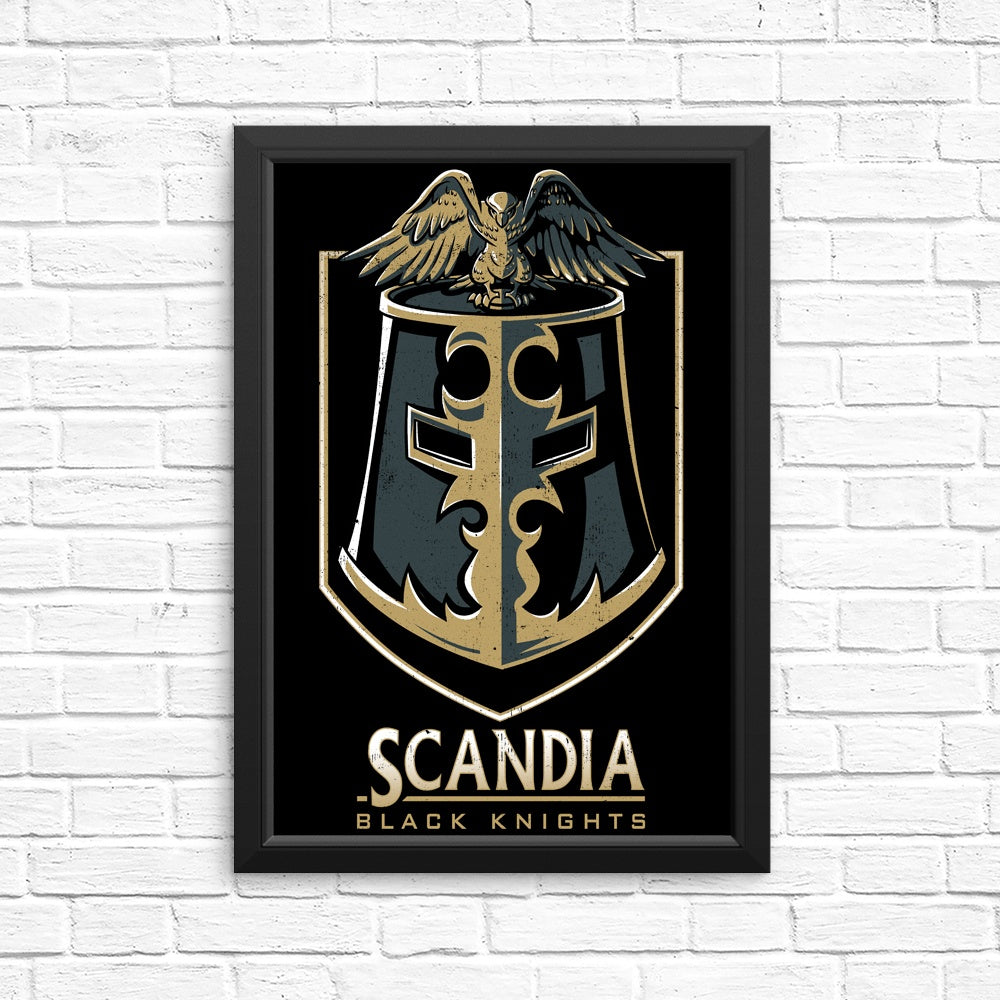 Scandia Black Knights - Posters & Prints
