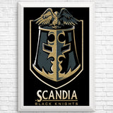 Scandia Black Knights - Posters & Prints