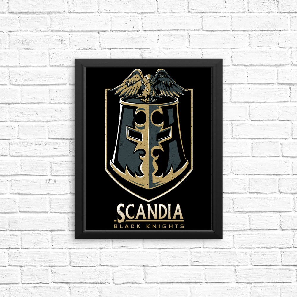 Scandia Black Knights - Posters & Prints