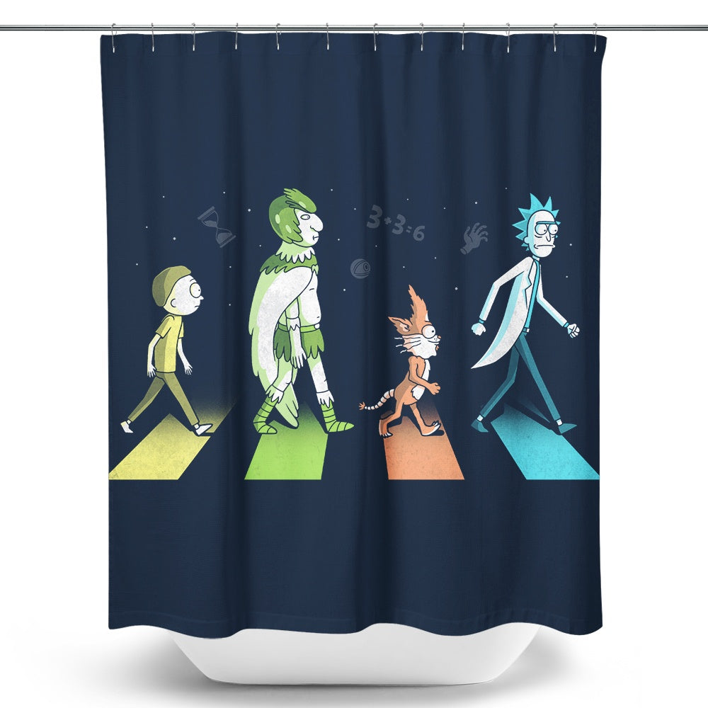 Schwifty Road - Shower Curtain