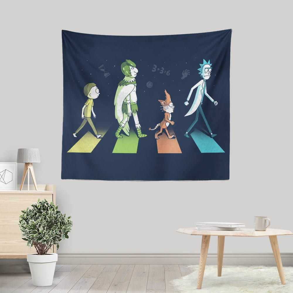 Schwifty Road - Wall Tapestry