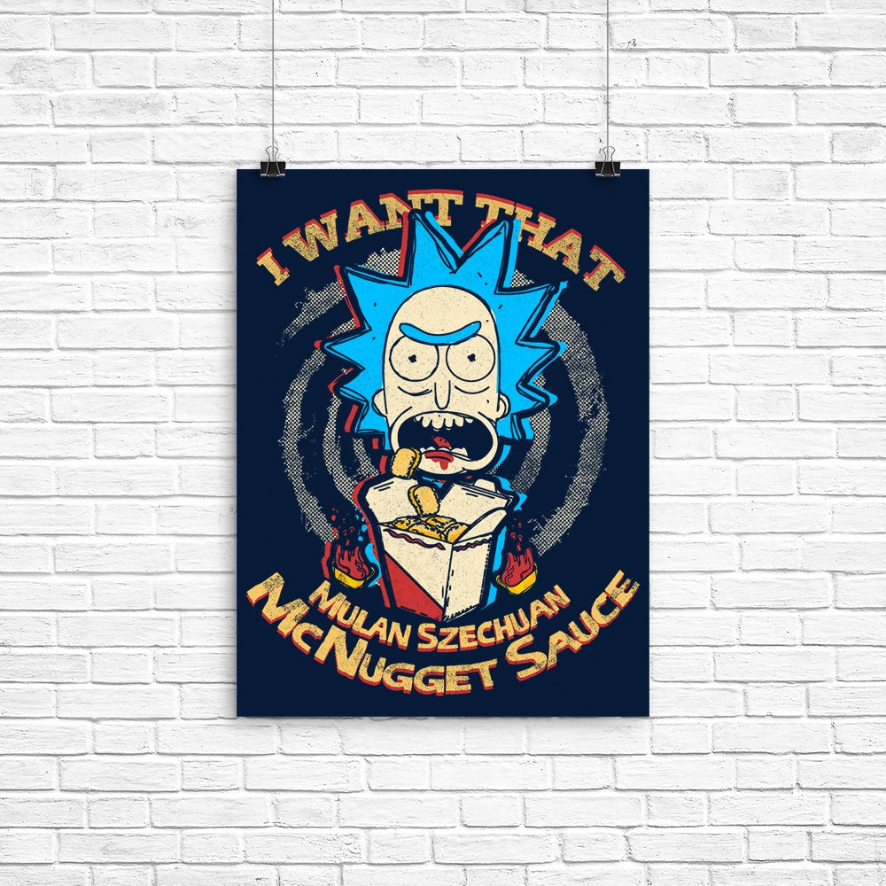 Schwifty Sauce - Poster