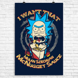 Schwifty Sauce - Poster