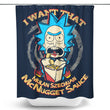 Schwifty Sauce - Shower Curtain