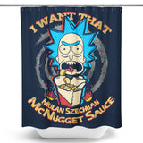 Schwifty Sauce - Shower Curtain