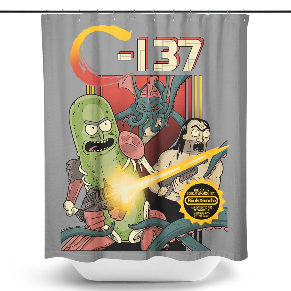 Schwifty Squad - Shower Curtain