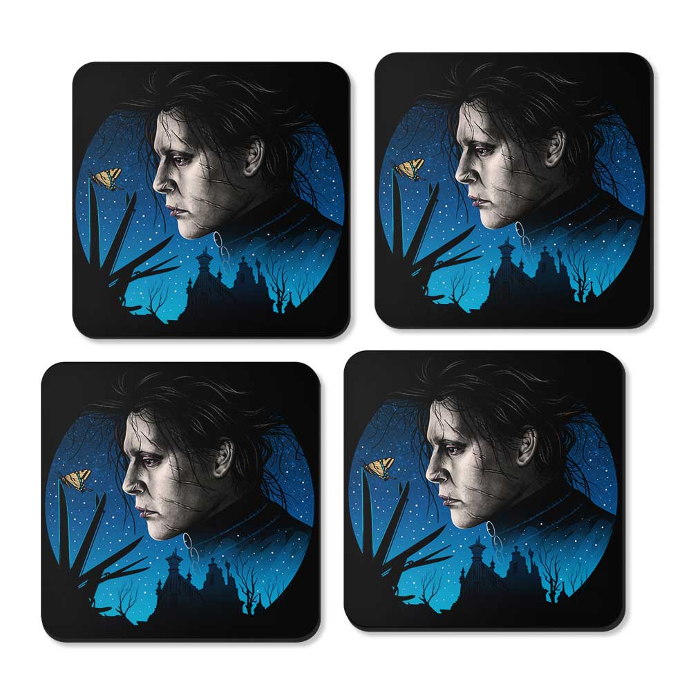 Scissors and Butterflies - Coasters