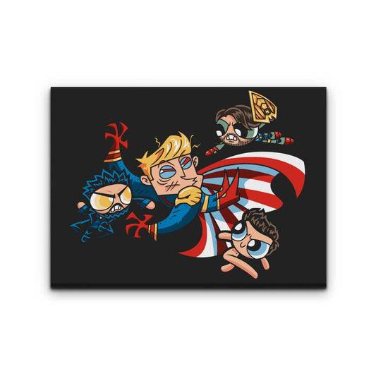 Scorched Puff Boys - Canvas Print