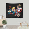 Scorched Puff Boys - Wall Tapestry