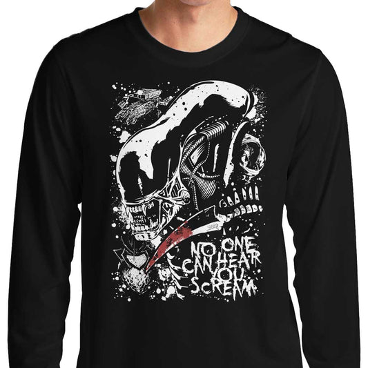 Screaming in Space - Long Sleeve T-Shirt