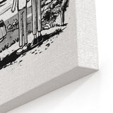 Screaming Red Sun - Canvas Print