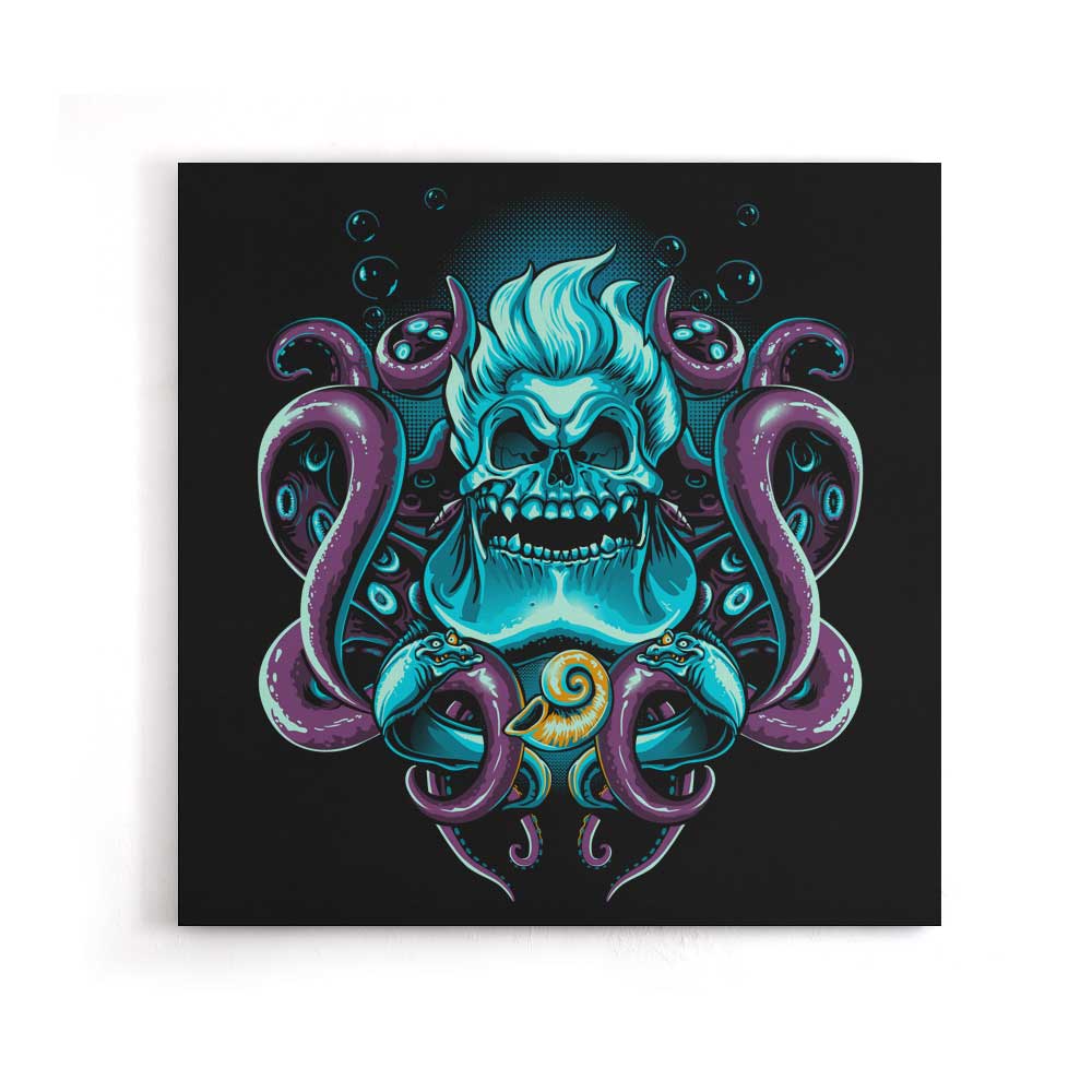 Sea Witch Skull - Canvas Print