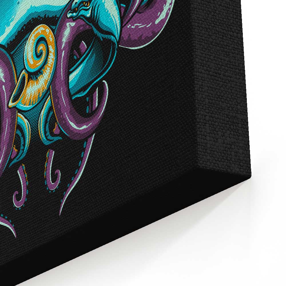 Sea Witch Skull - Canvas Print