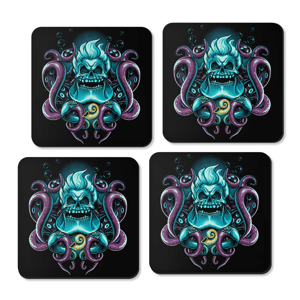 Sea Witch Skull - Coasters