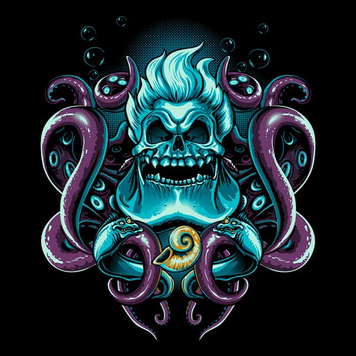 Sea Witch Skull - Coasters