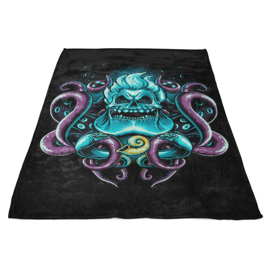Sea Witch Skull - Fleece Blanket