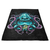 Sea Witch Skull - Fleece Blanket