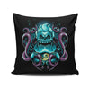 Sea Witch Skull - Throw Pillow