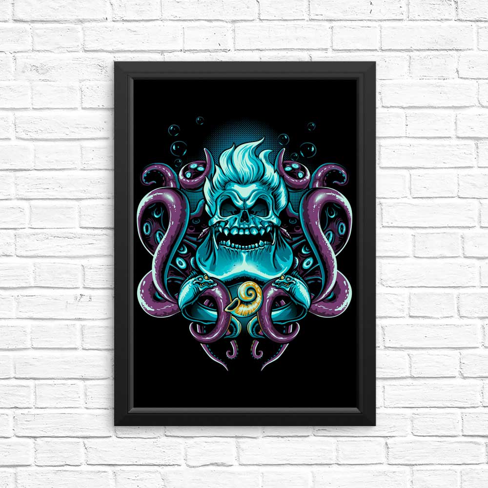 Sea Witch Skull - Posters & Prints