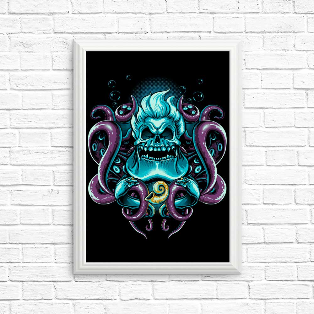 Sea Witch Skull - Posters & Prints