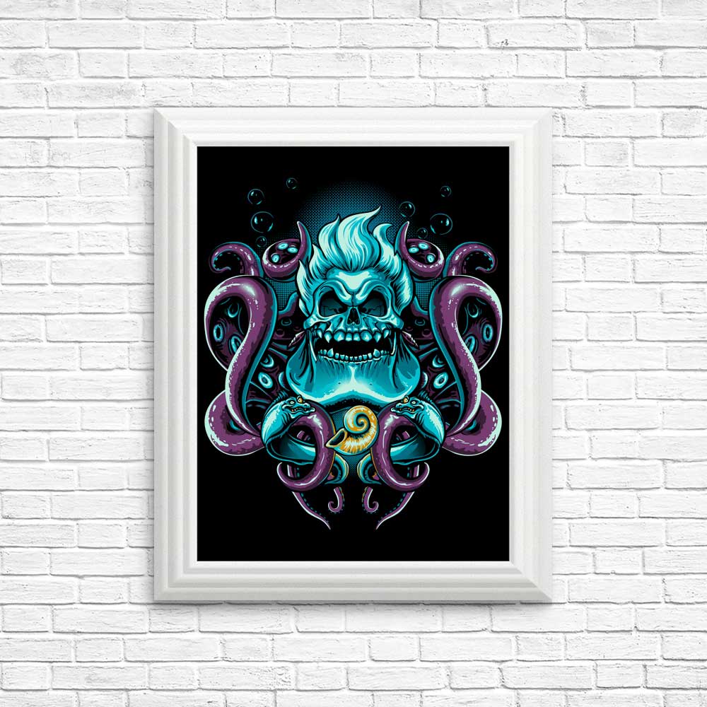 Sea Witch Skull - Posters & Prints