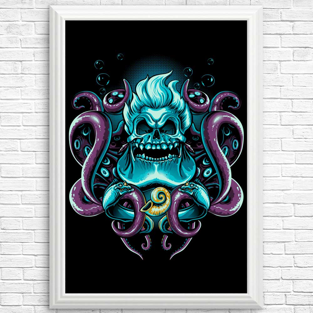 Sea Witch Skull - Posters & Prints