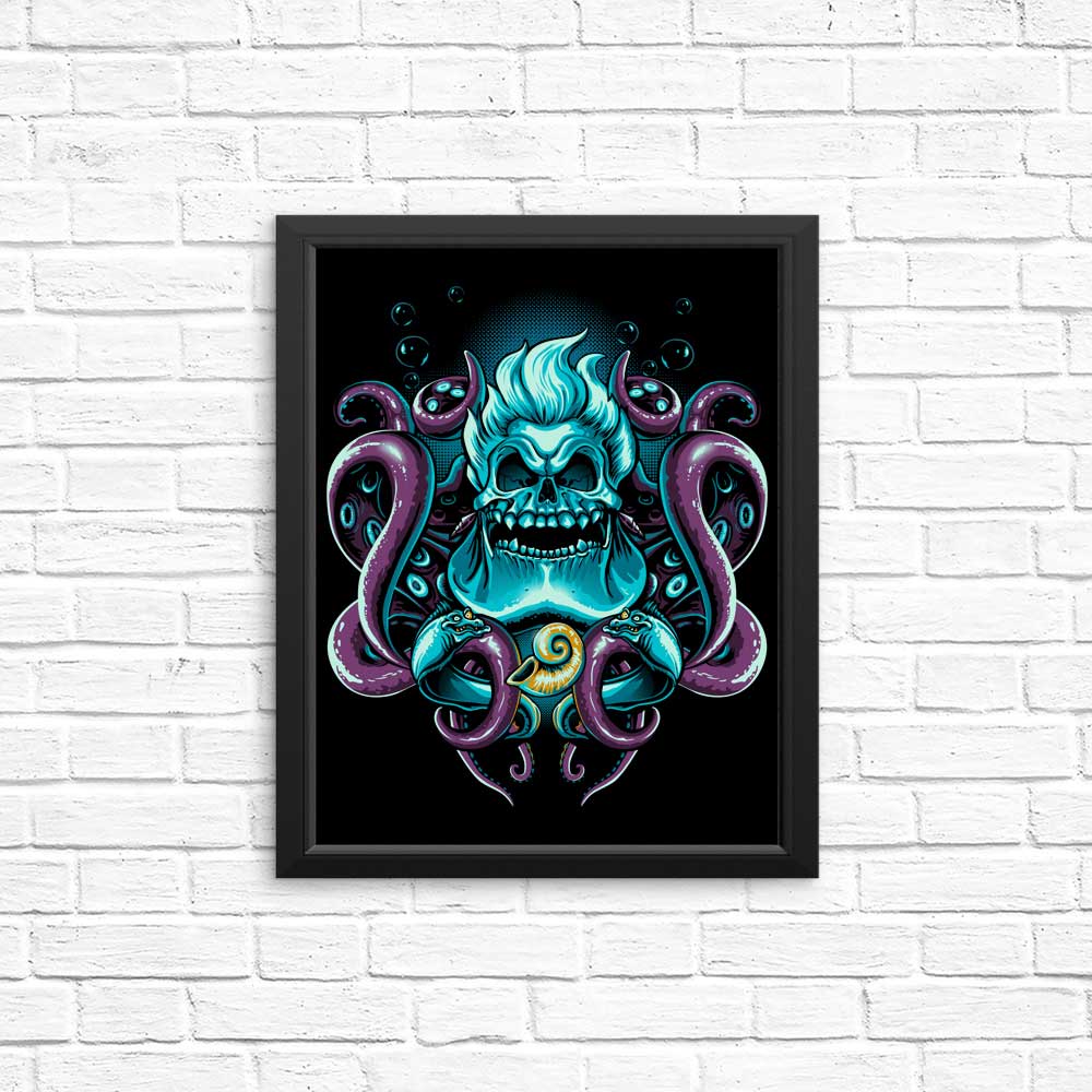 Sea Witch Skull - Posters & Prints
