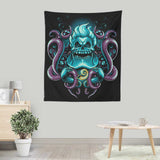 Sea Witch Skull - Wall Tapestry