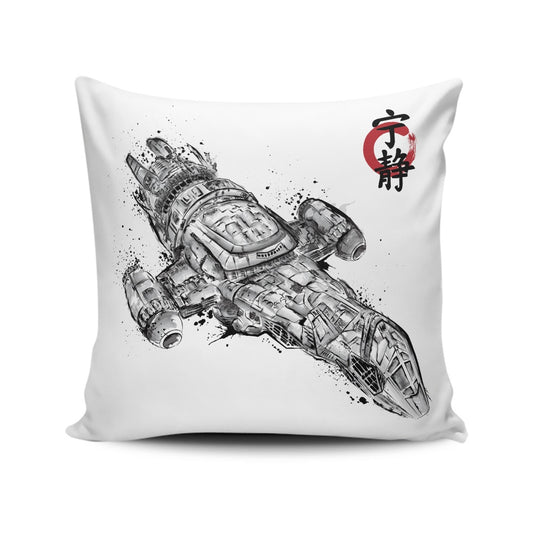 Serenity Sumi-e - Throw Pillow