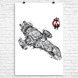 Serenity Sumi-e - Poster