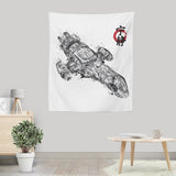 Serenity Sumi-e - Wall Tapestry