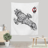 Serenity Sumi-e - Wall Tapestry