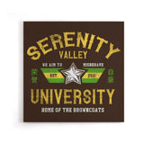 Serenity Valley University - Canvas Print
