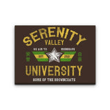Serenity Valley University - Canvas Print