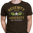 Serenity Valley University - Men's Apparel