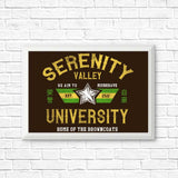 Serenity Valley University - Posters & Prints