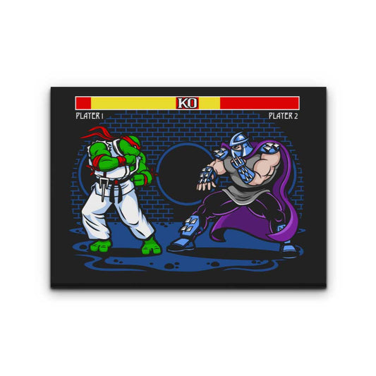 Sewer Fighter - Canvas Print