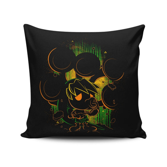 Shadow of the Deku - Throw Pillow