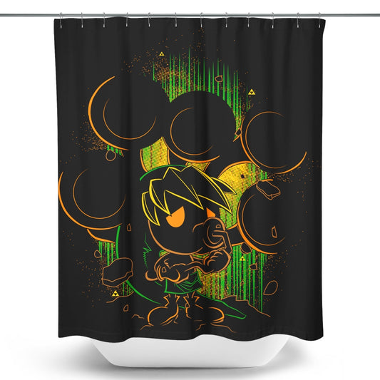 Shadow of the Deku - Shower Curtain