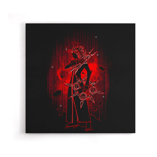 Shadow of the Flames - Canvas Print