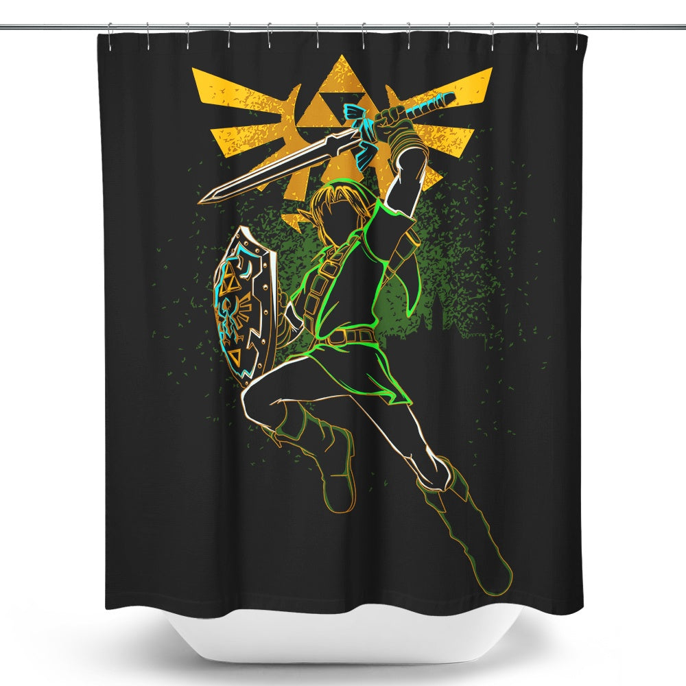 Shadow of the Hero - Shower Curtain