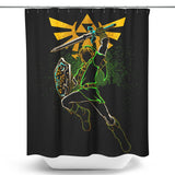 Shadow of the Hero - Shower Curtain