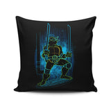 Shadow of the Katanas - Throw Pillow