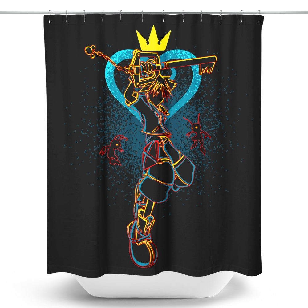 Shadow of the Keyblade - Shower Curtain