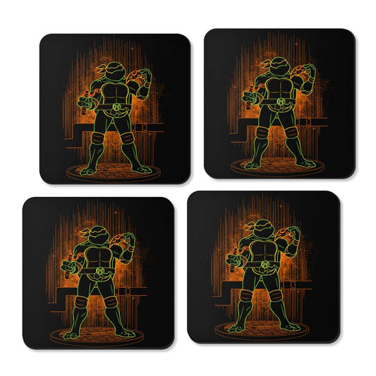 Shadow of the Nunchaku - Coasters